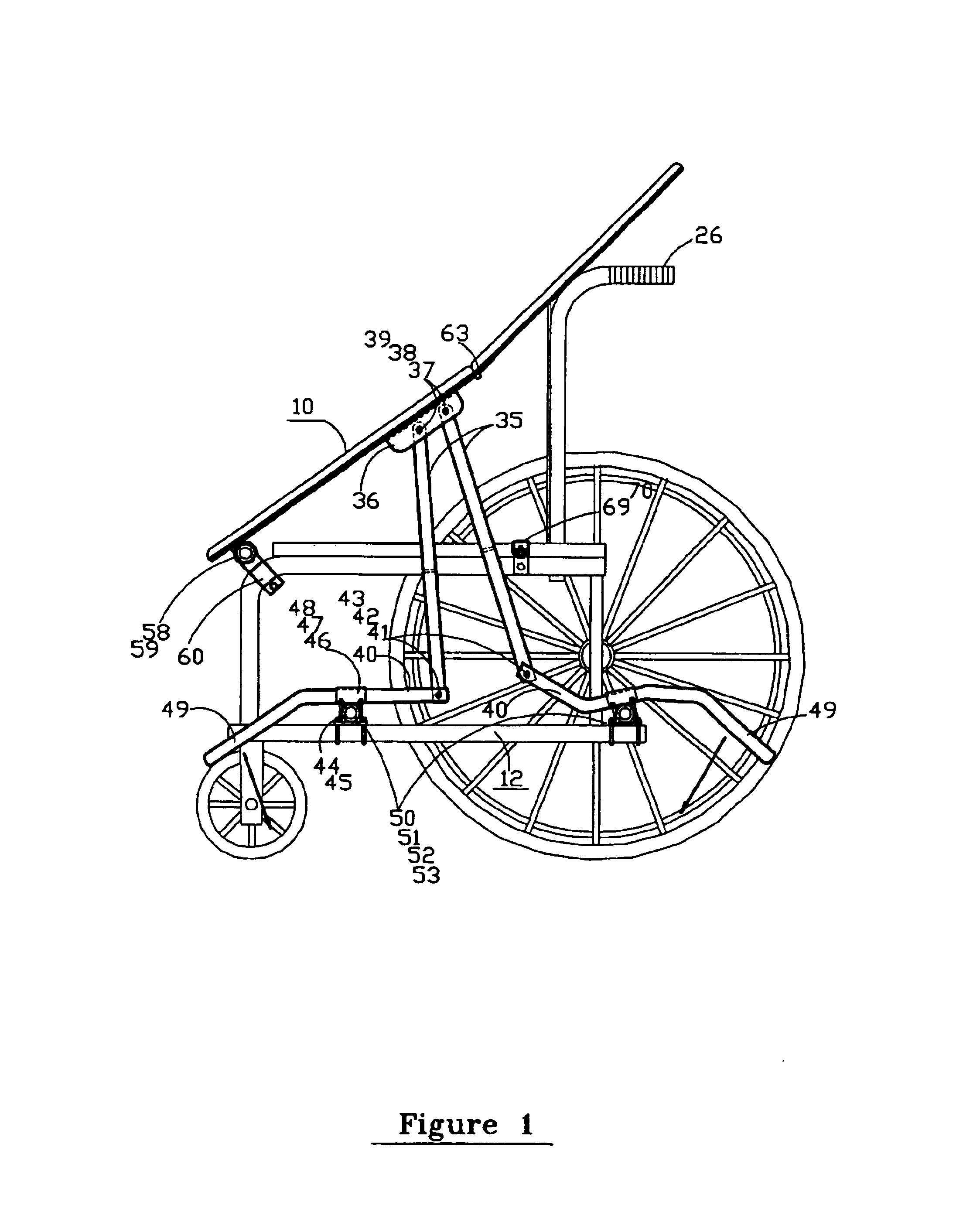 Wheelchair seat lift apparatus