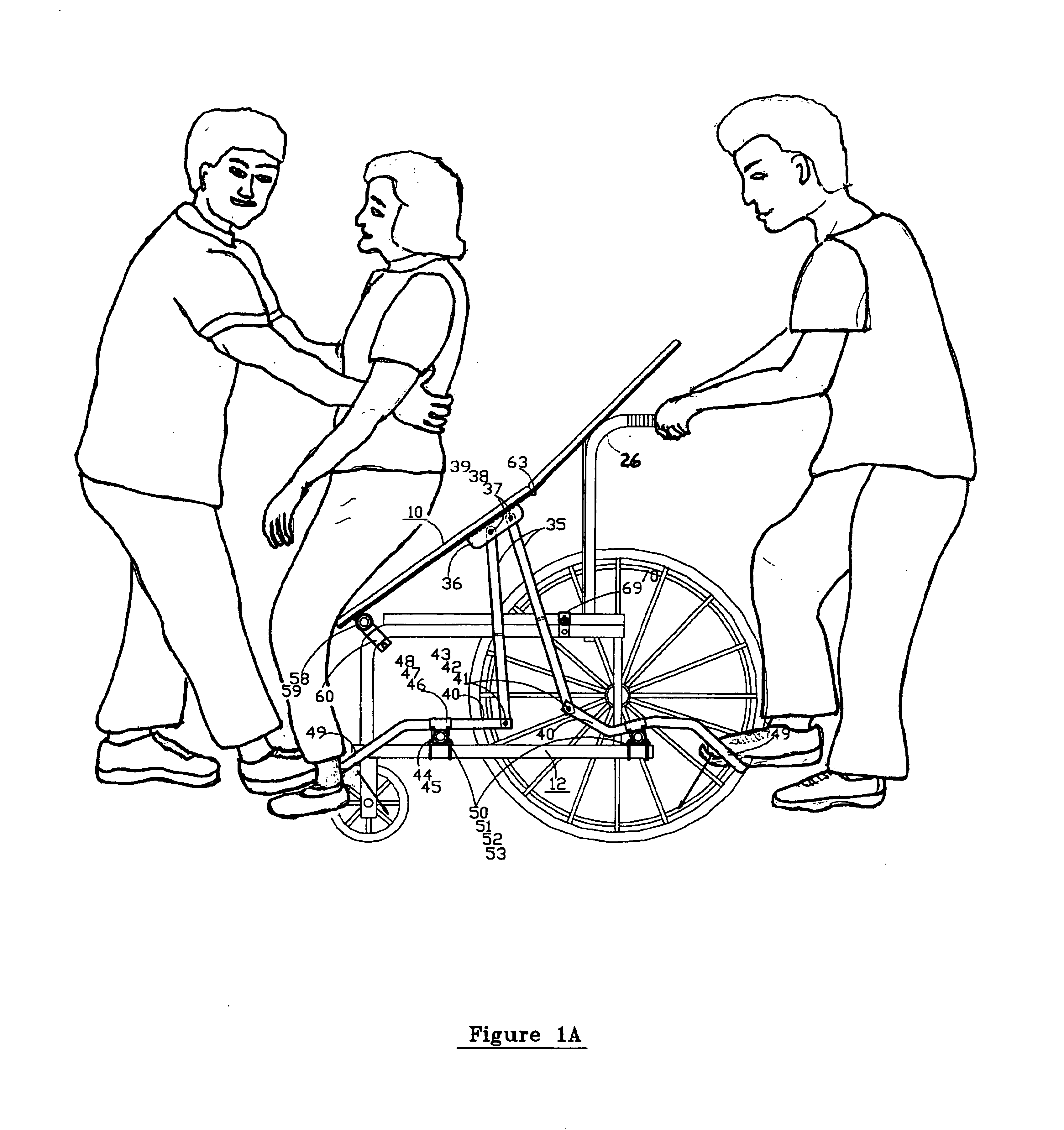 Wheelchair seat lift apparatus