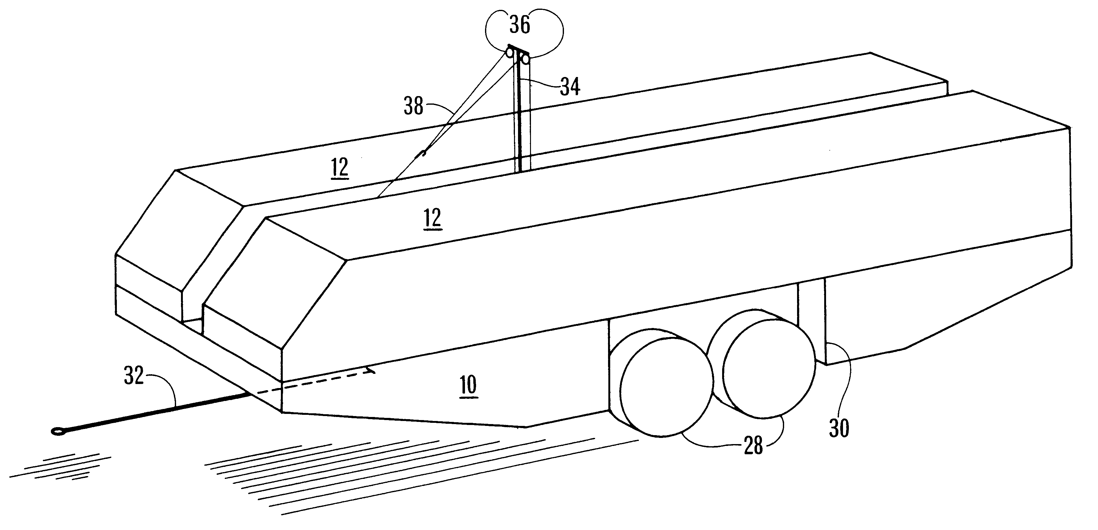 Road-towed heavy ferry