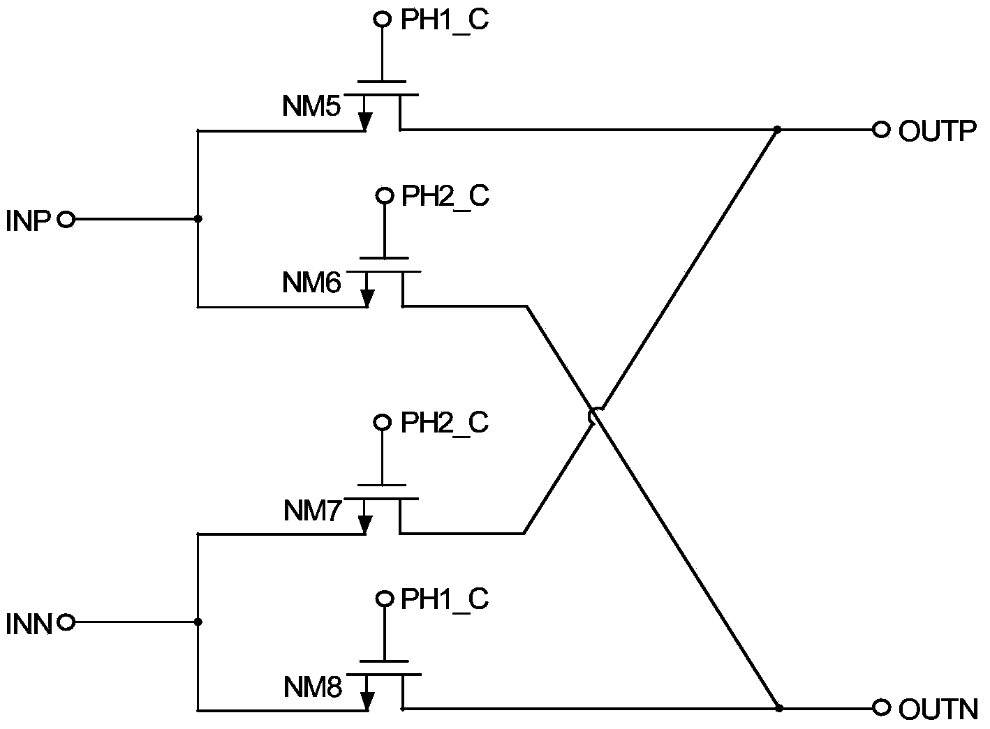 Chopped wave band-gap reference circuit