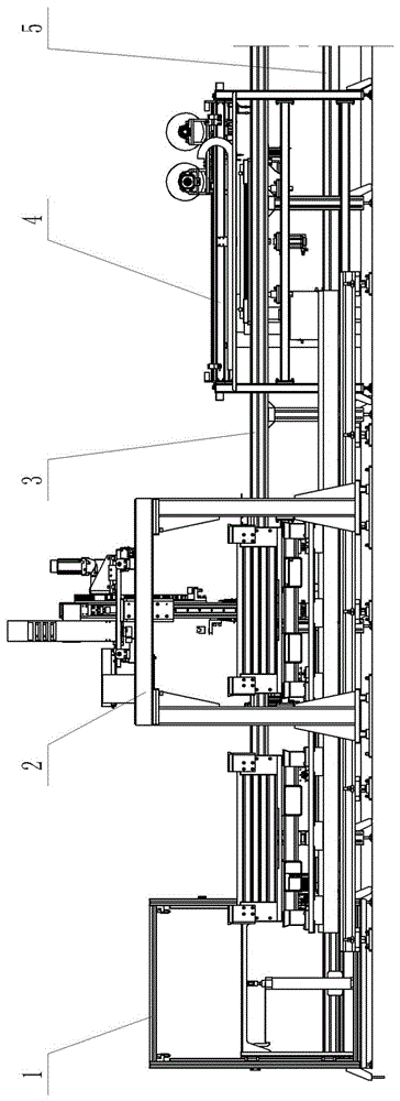 Automatic silicon rod bonding production line