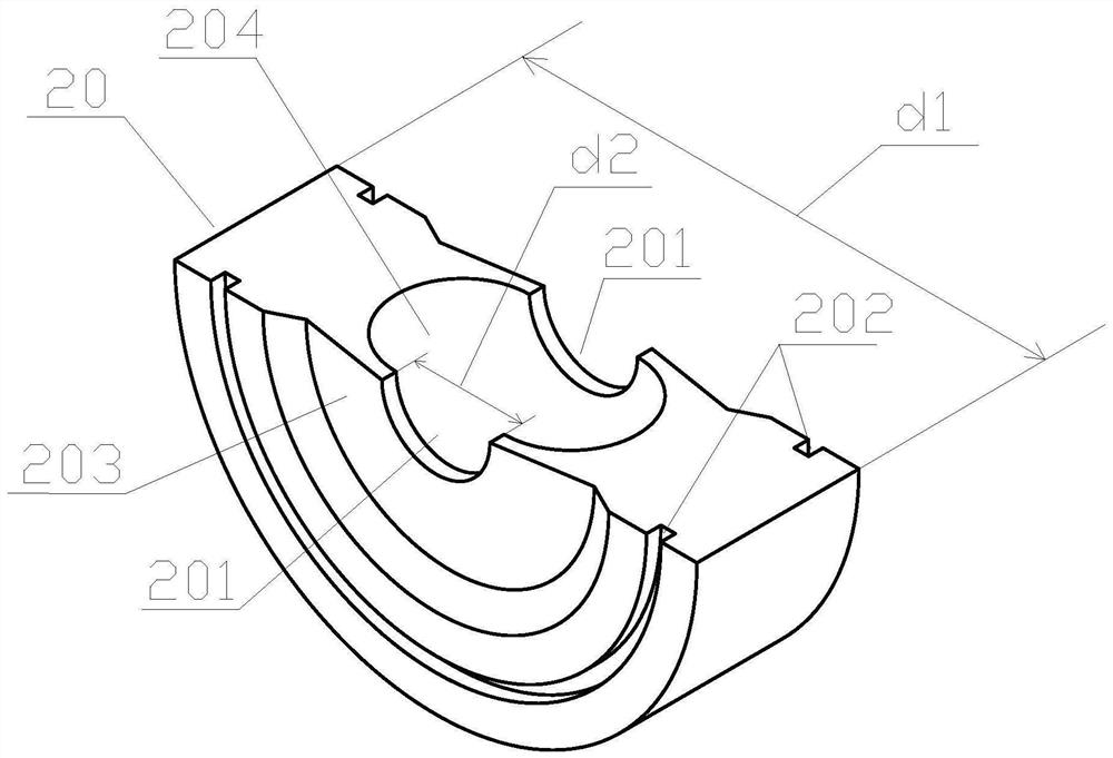 Design and manufacture method of high-pressure hydrogen self-tightening combined seal