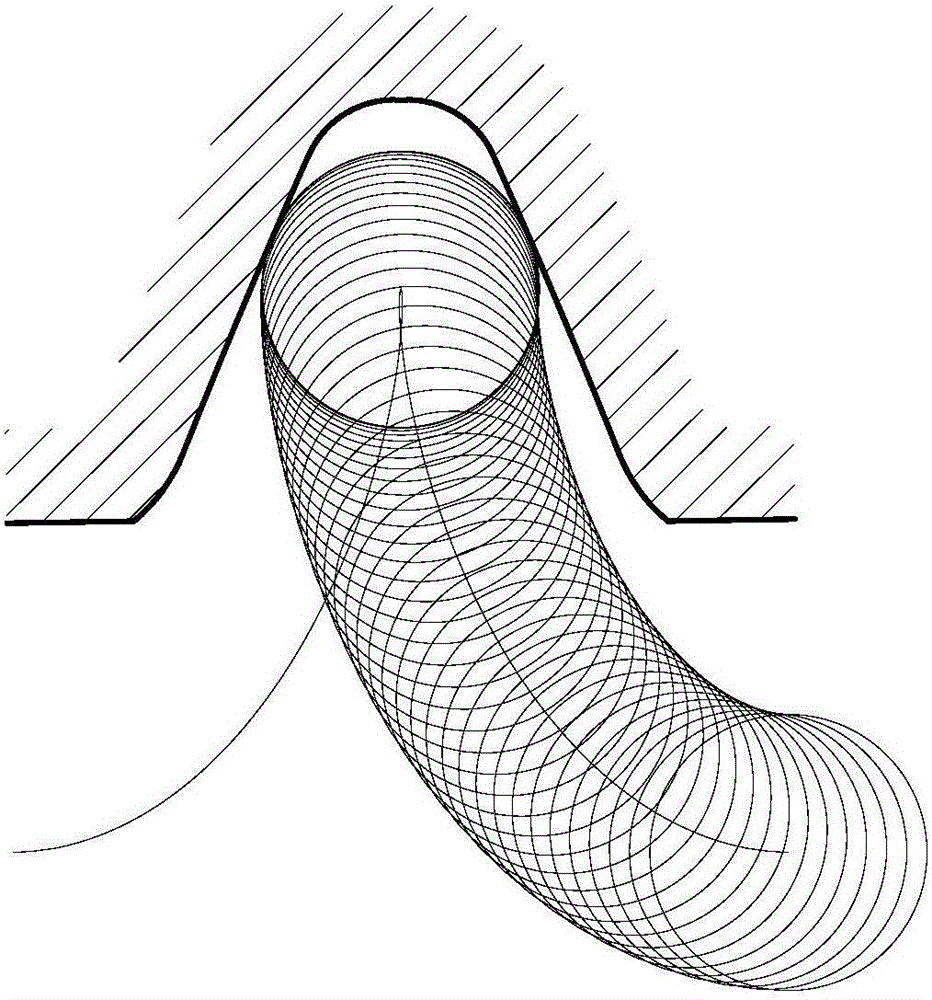 Gear shape design method of three-dimensional high-rigidity harmonic reducer