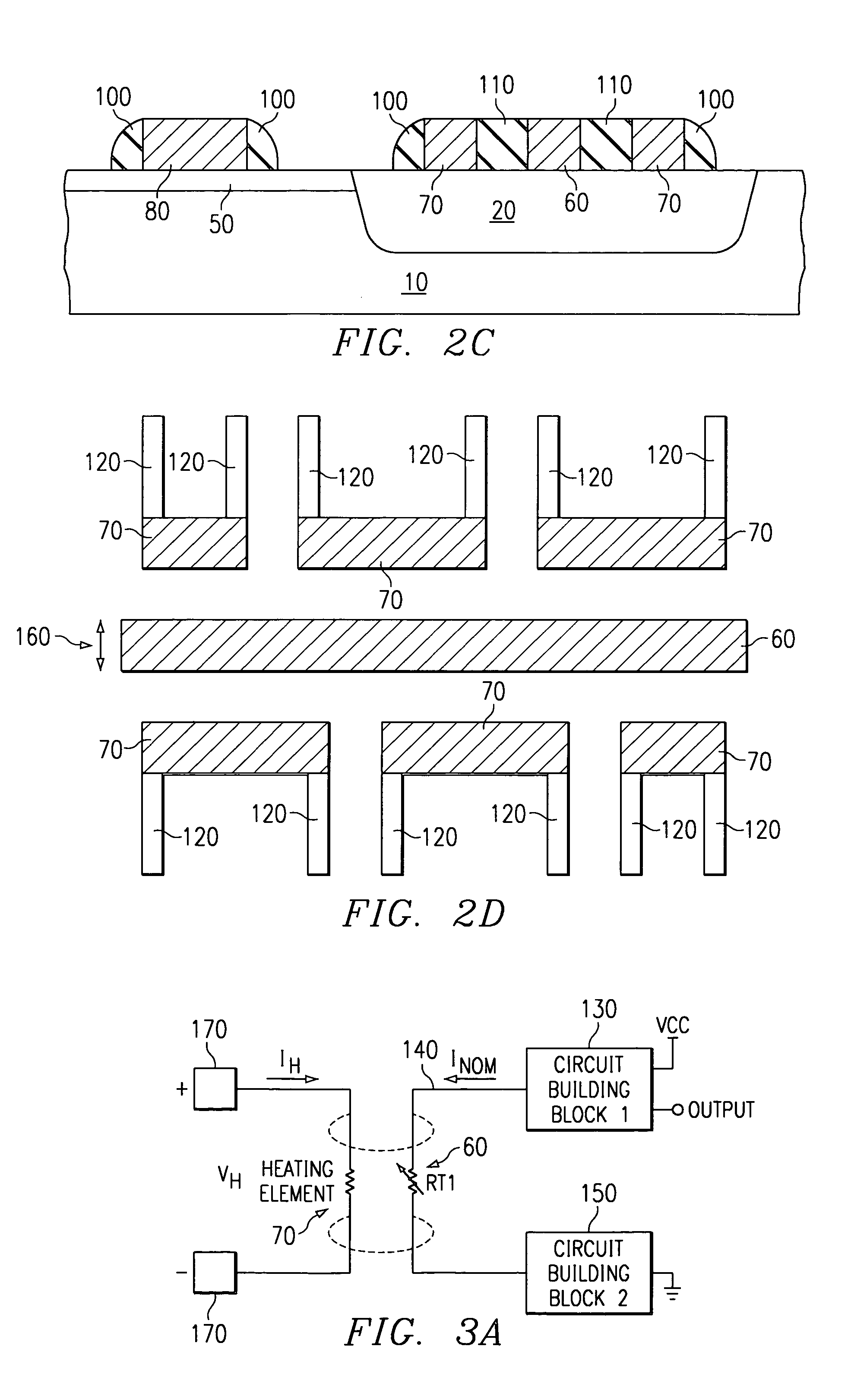 On chip heating for electrical trimming of polysilicon and polysilicon-silicon-germanium resistors and electrically programmable fuses for integrated circuits