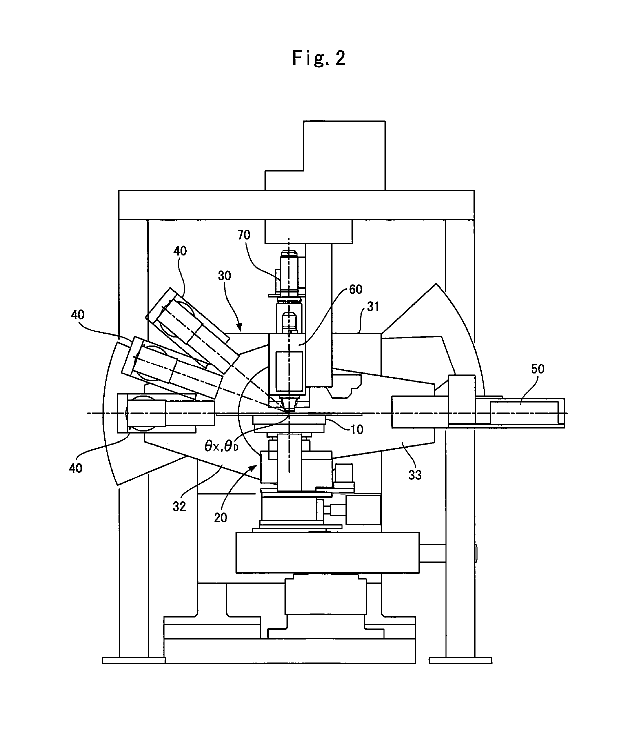 X-ray thin film inspection device