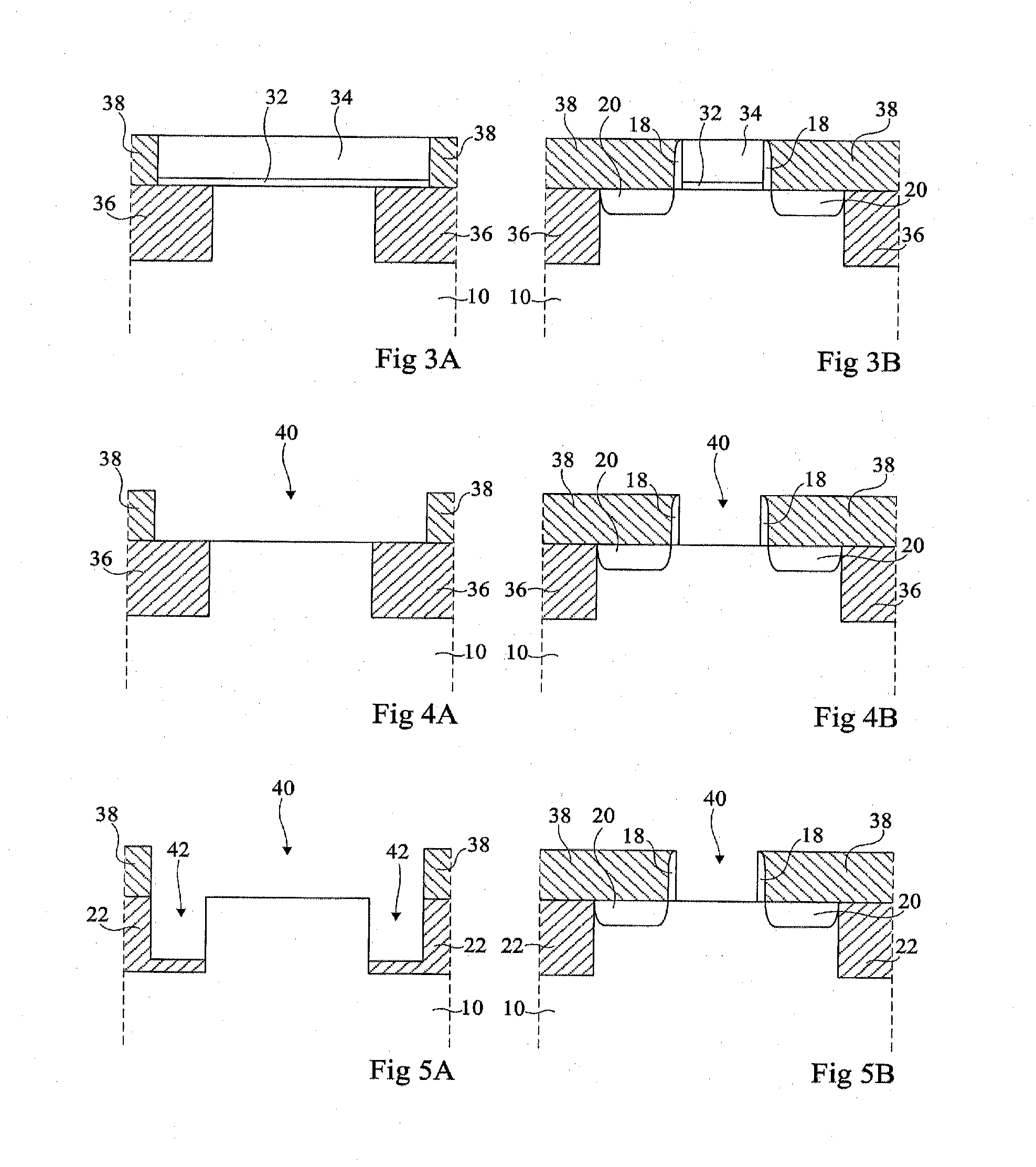 Method for manufacturing a strained channel mos transistor