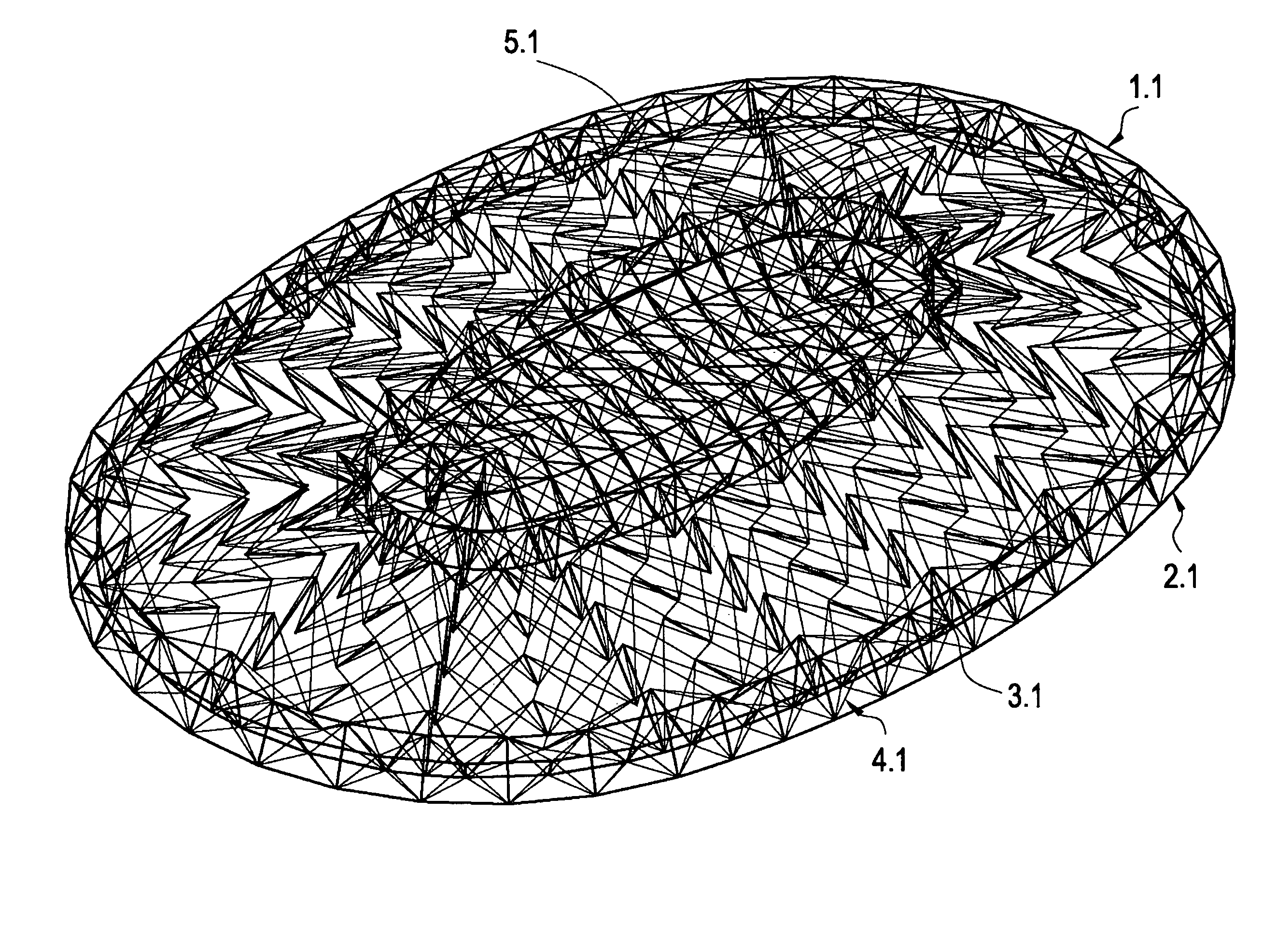 Double-layer cable-strut roof system