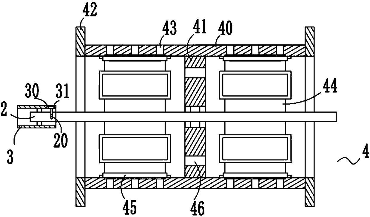 Optical fiber coiling device of laser