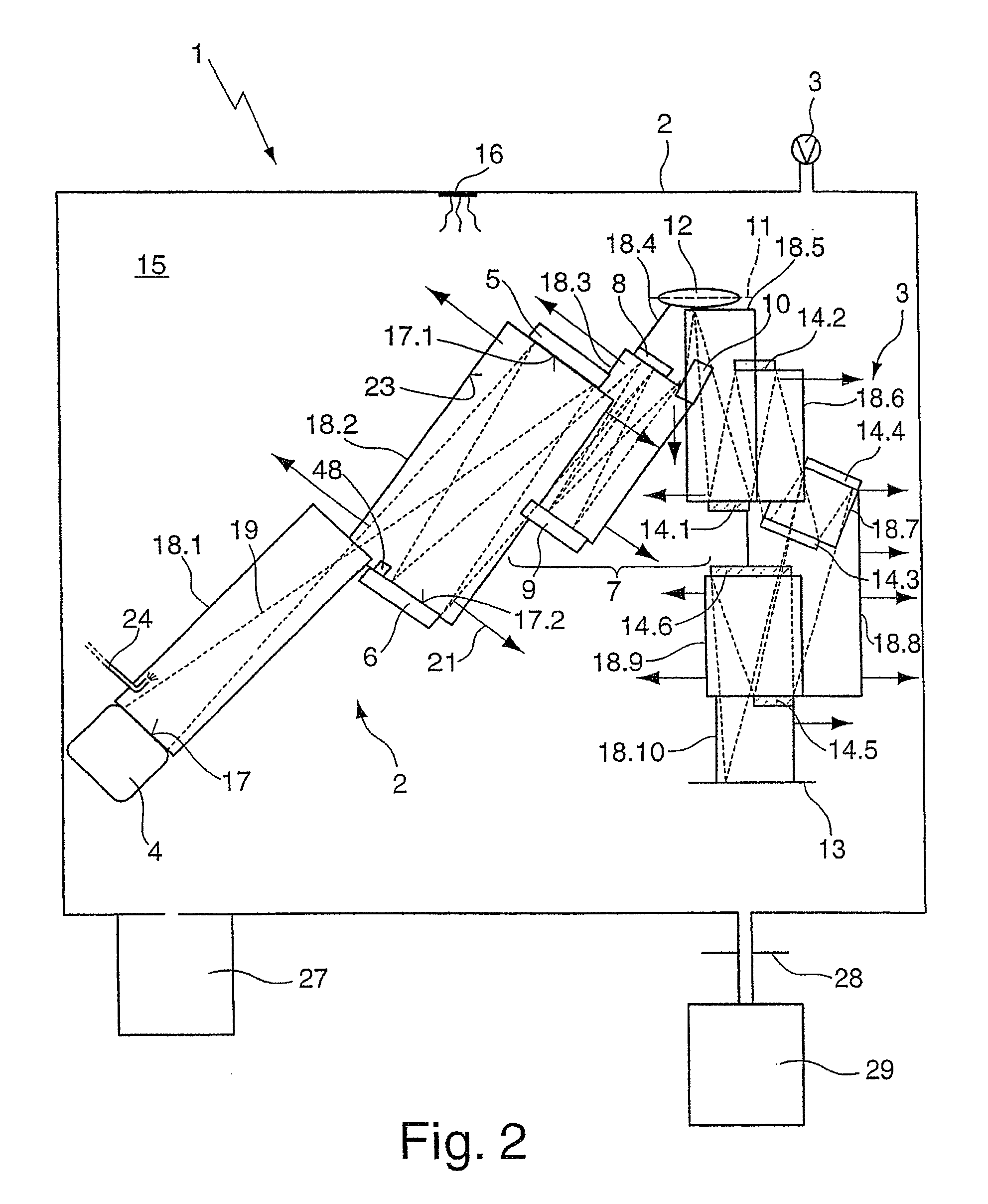 Optical arrangement, in particular projection exposure apparatus for EUV lithography, as well as reflective optical element with reduced contamination