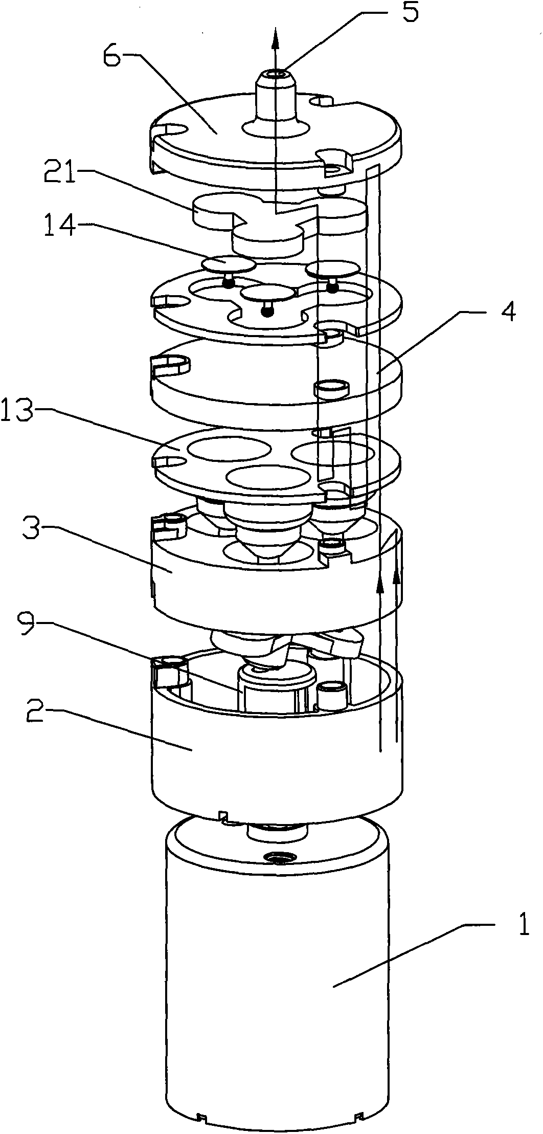 Sound-proof double air inlet micro air pump