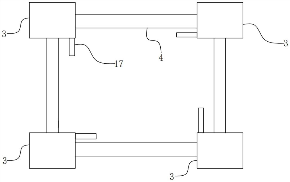 Photovoltaic support foundation structure for mudflat and construction method