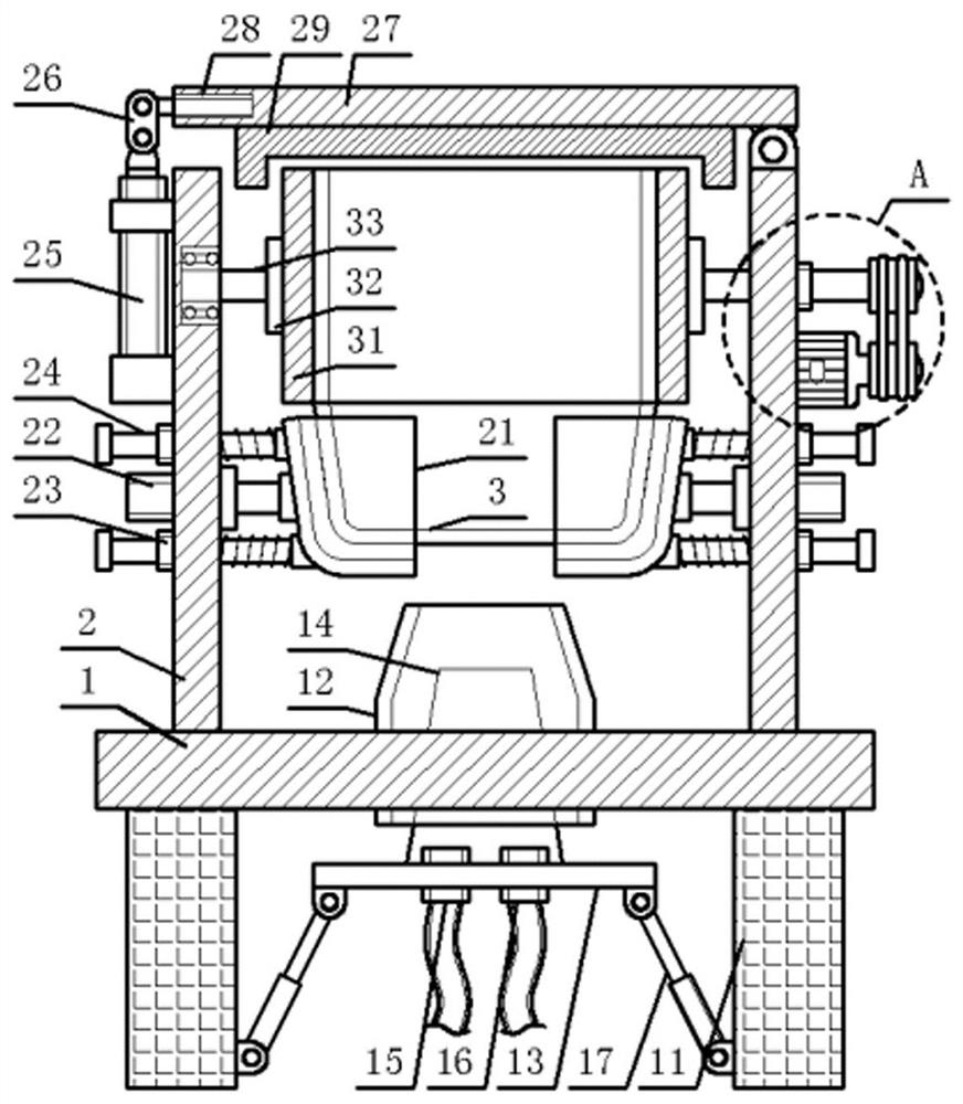 Heater for semiconductor graphite thermal field and heating method thereof