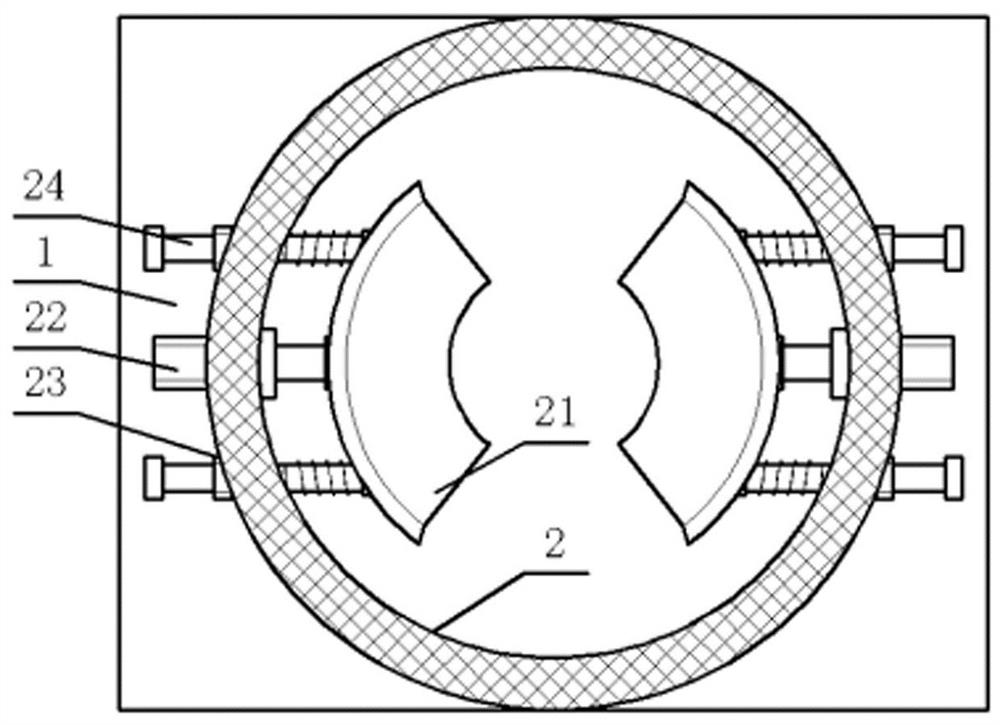 Heater for semiconductor graphite thermal field and heating method thereof