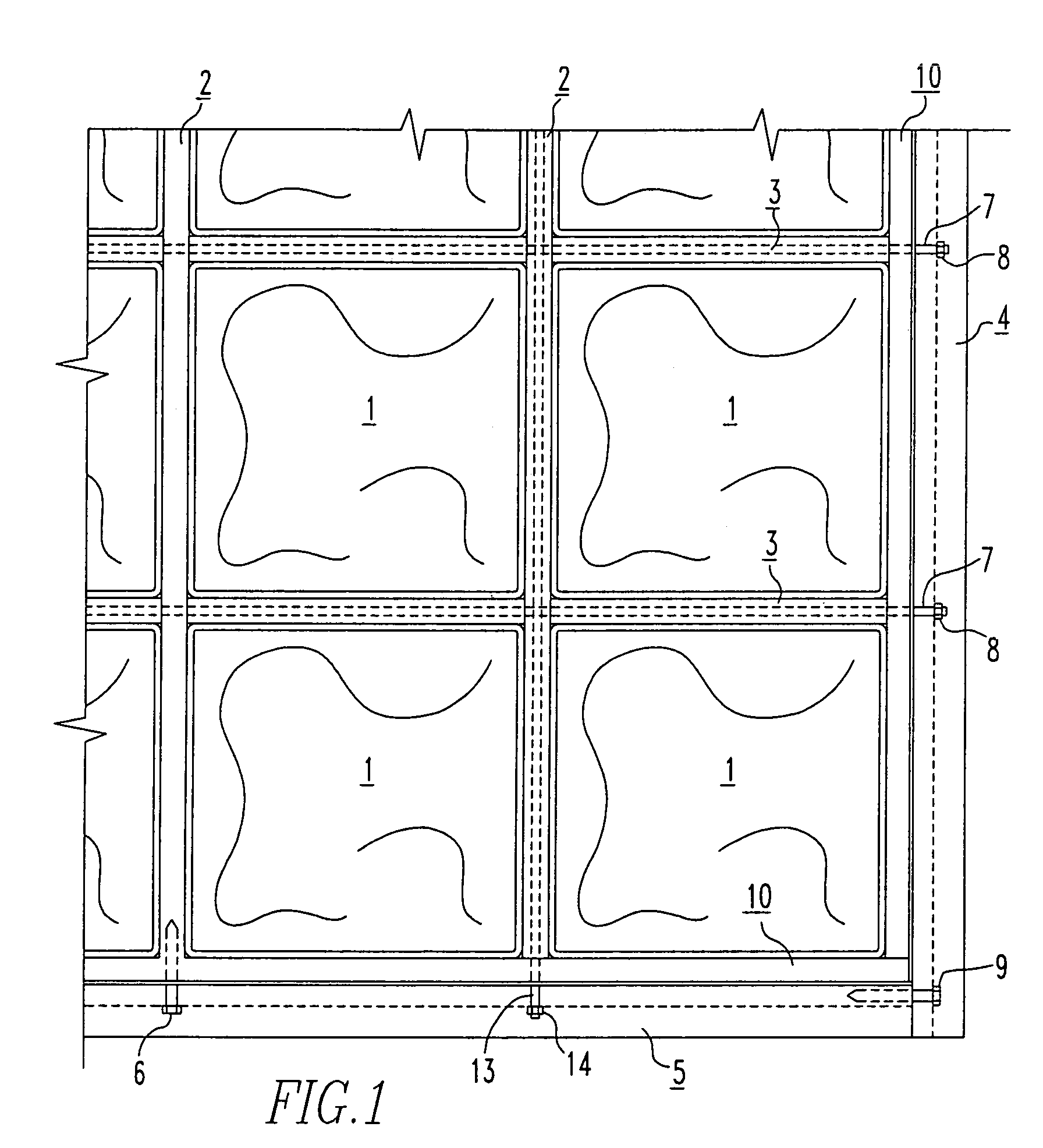 Glass block assembly