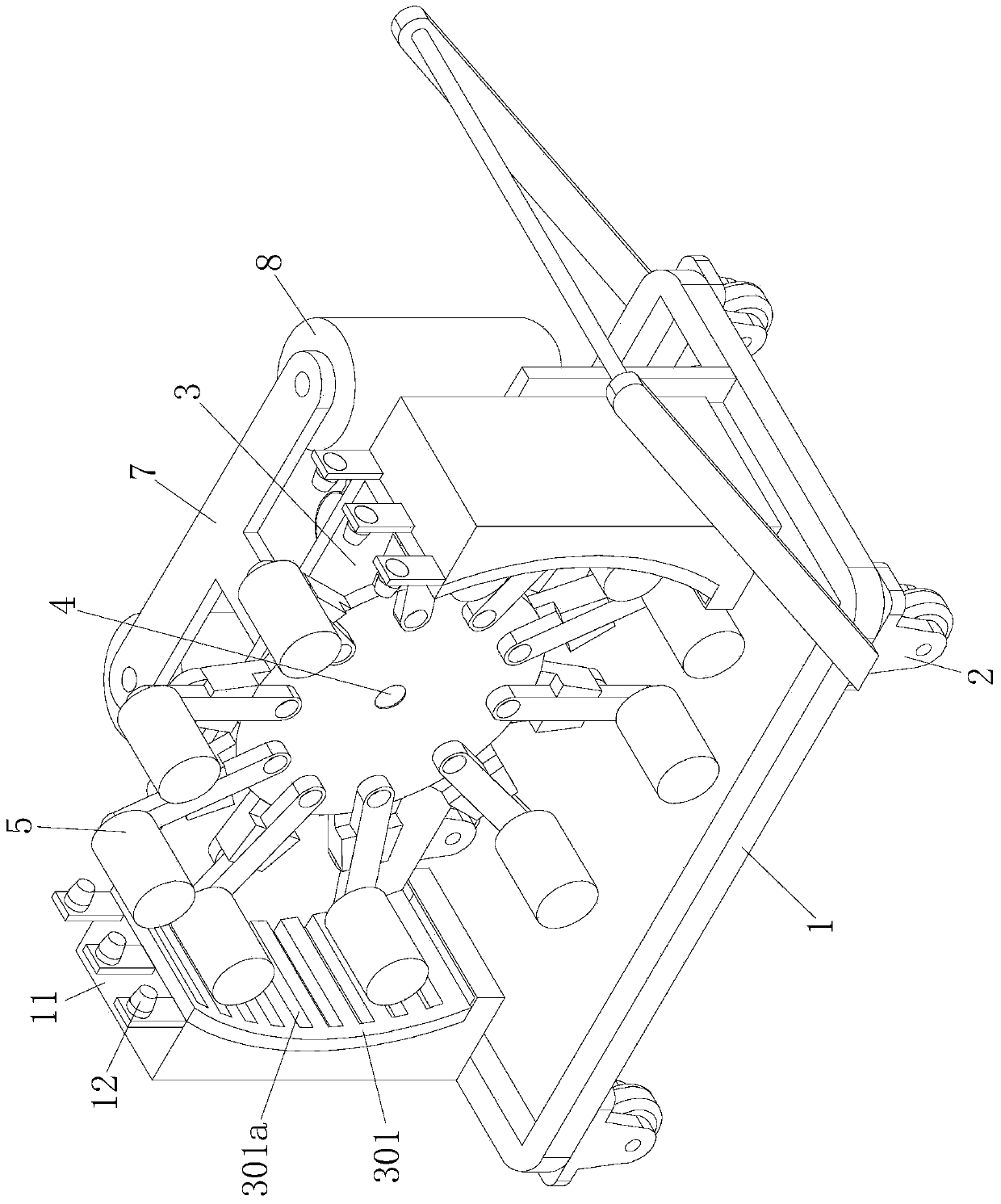 A road corner drawing car