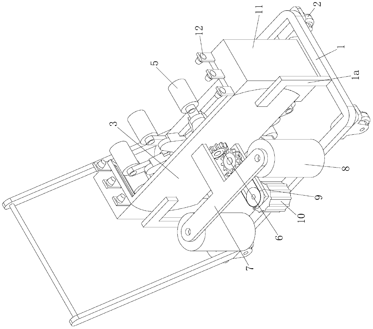 A road corner drawing car