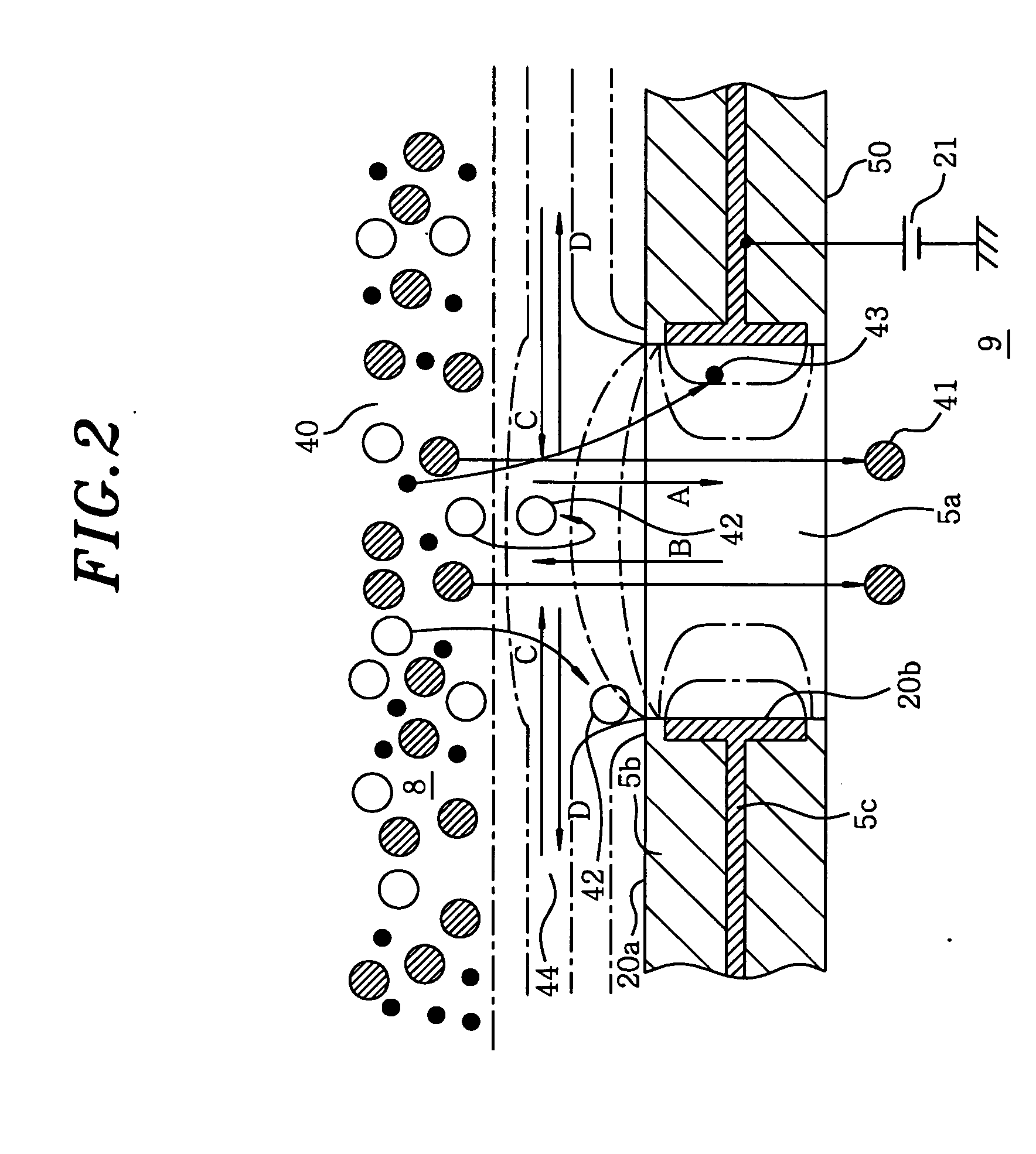 Plasma processing device and baffle plate thereof