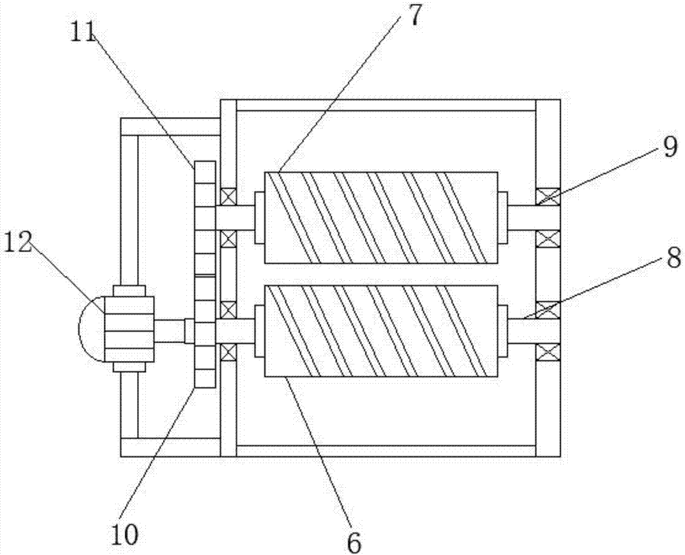 Swing type medicinal material grinding and processing device