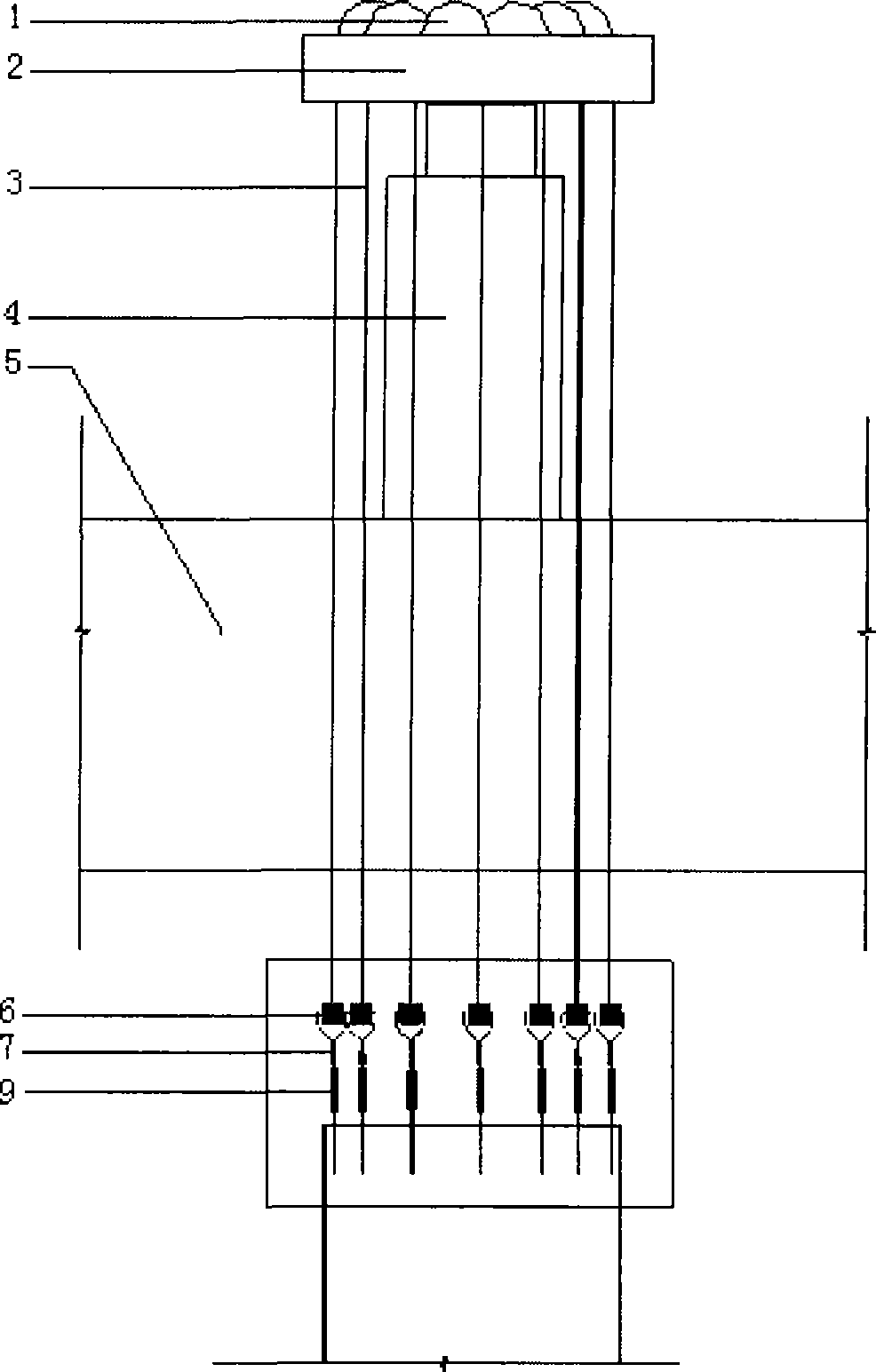 Uplift pile loading test method and apparatus