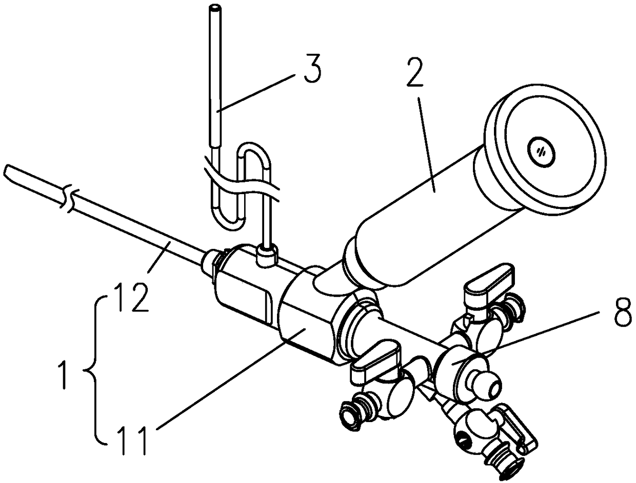 Ureteroscope of separated structure