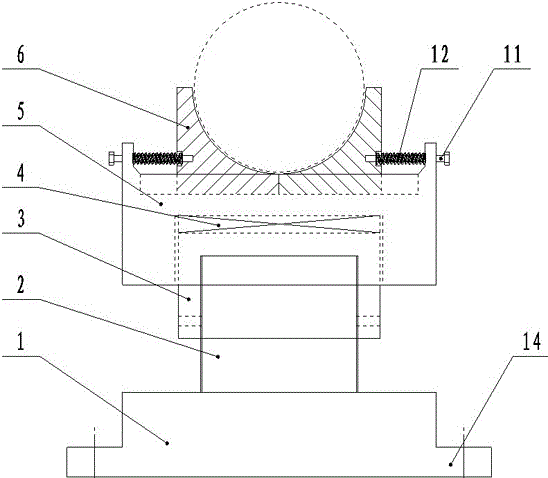 Petroleum pipeline support with adjustment function