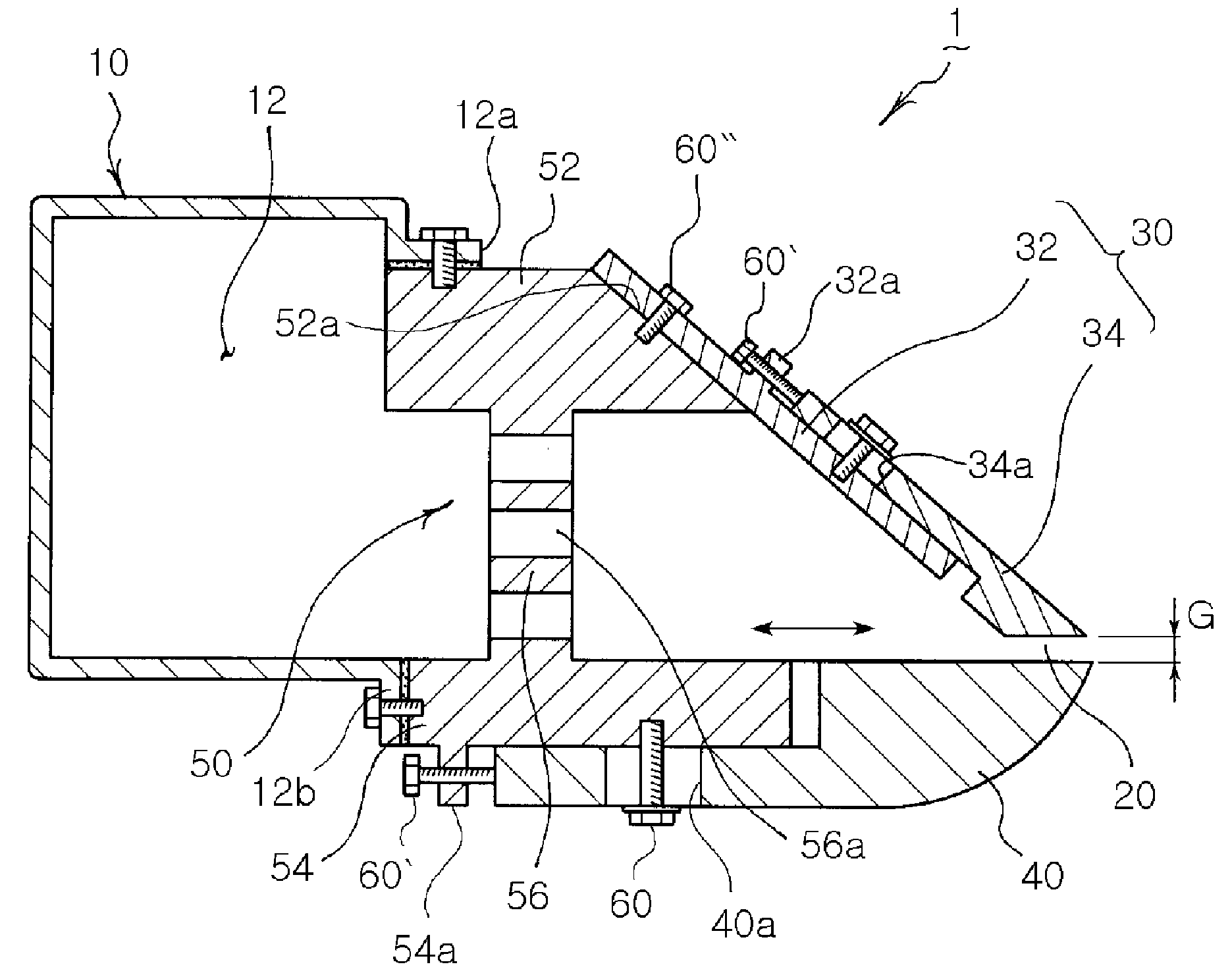 Gas wiping apparatus