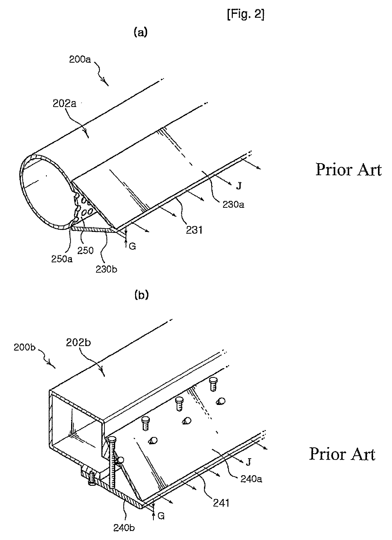 Gas wiping apparatus