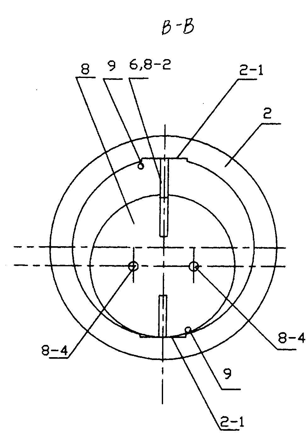 Translation penetrating blade type air-conditioner compressor