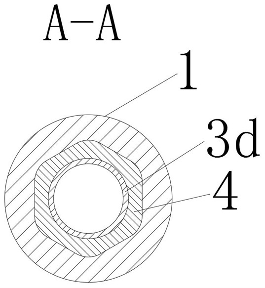 Inferior vena cava thrombus filter convenient for thrombus ablation