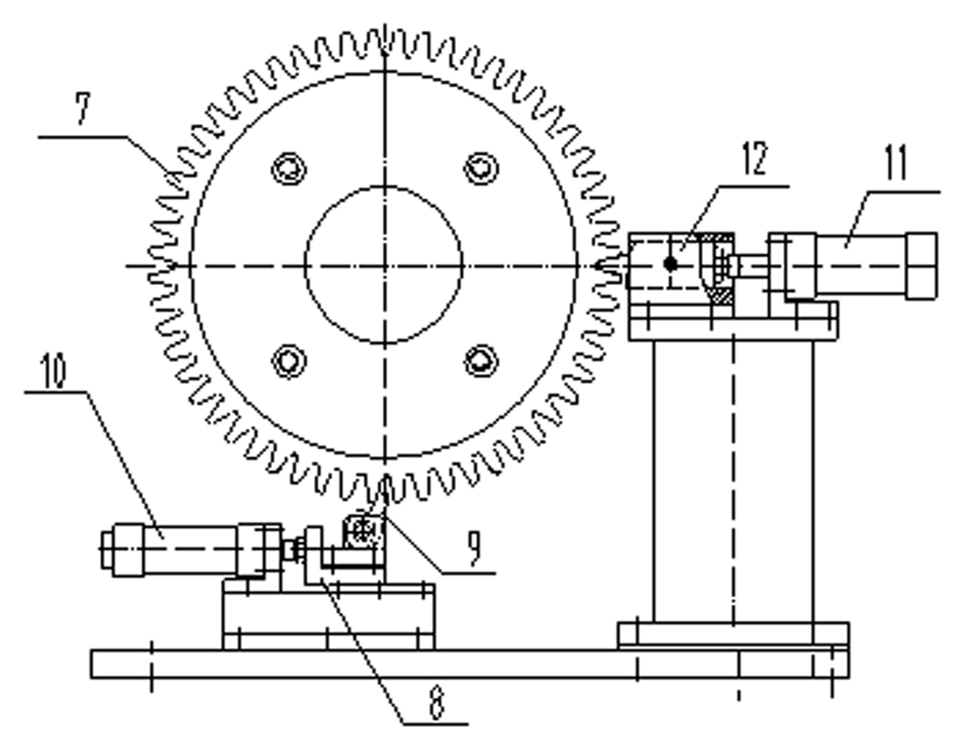 Motor rotor conducting bar punching machine