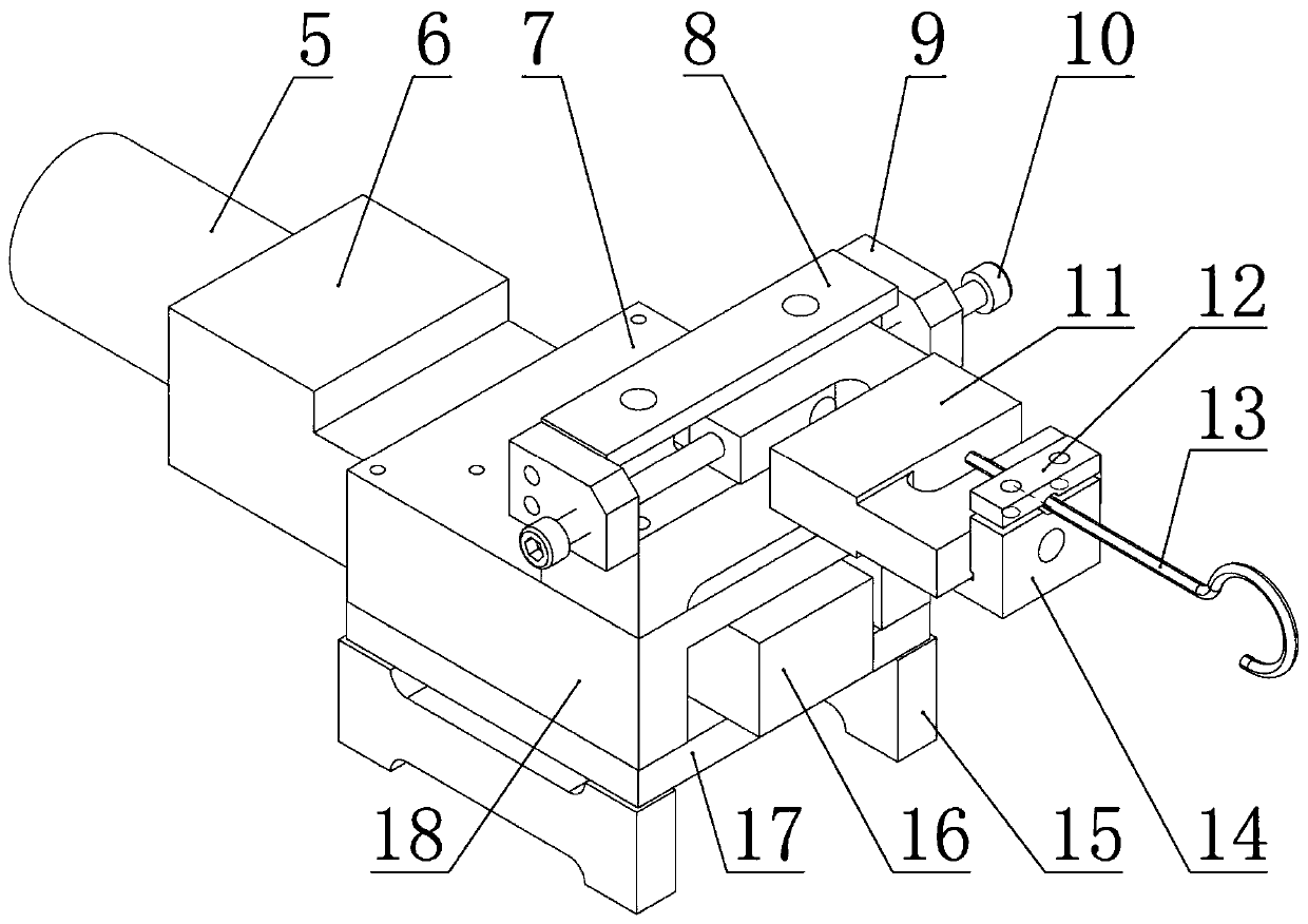 Biomechanical characteristic measuring device for anterior cruciate ligament