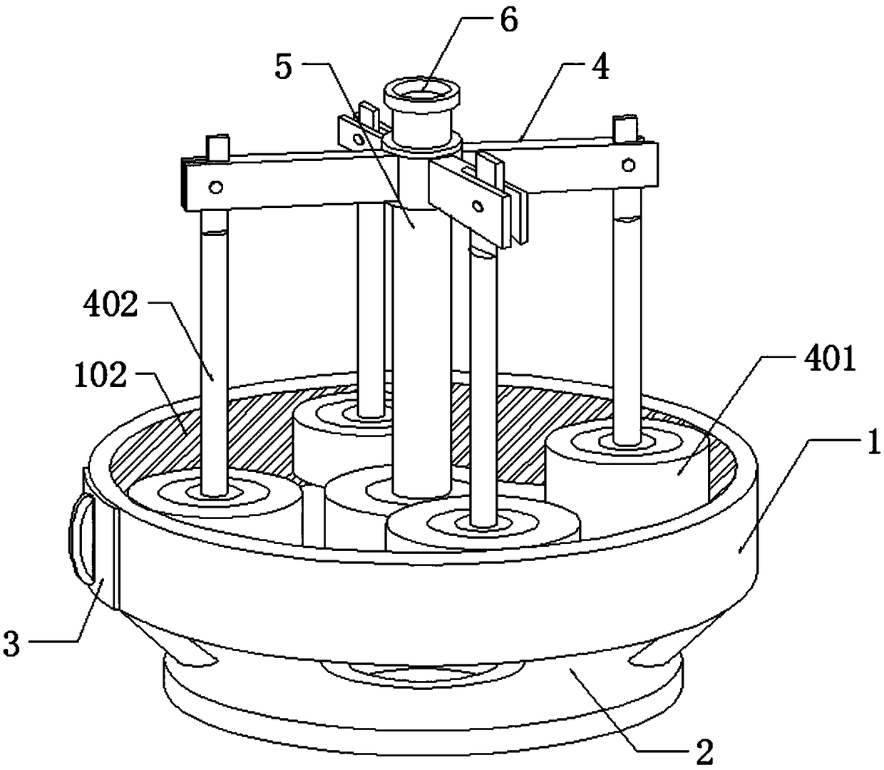 Traditional Chinese medicinal material grinding device for modern traditional Chinese medicine