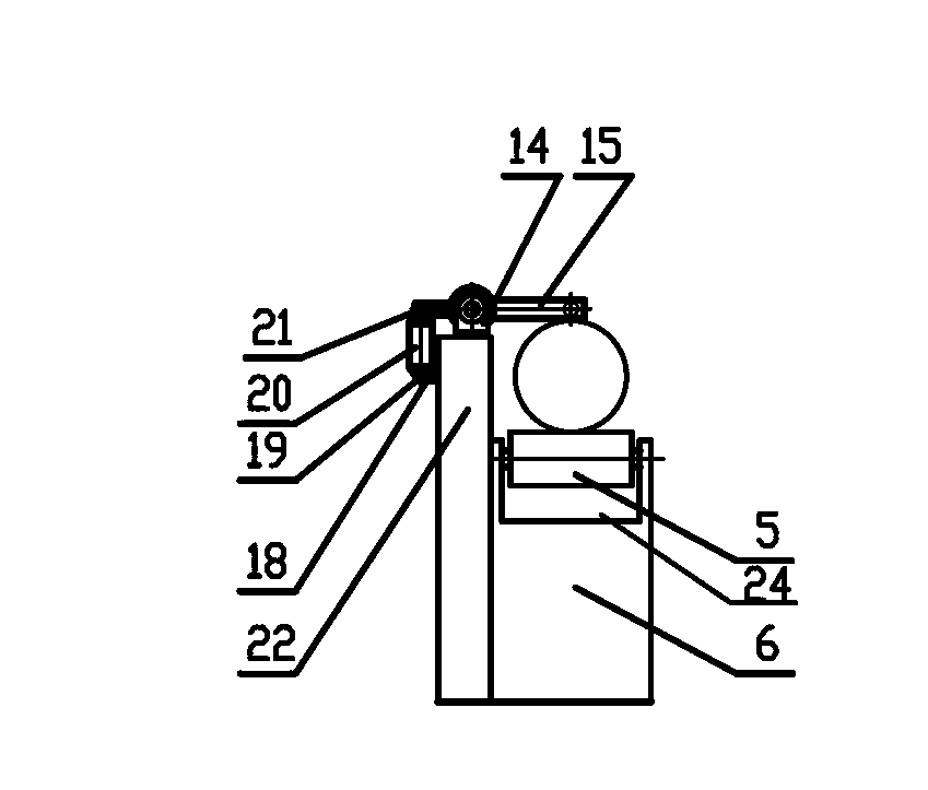 Cast rod locating cutting device