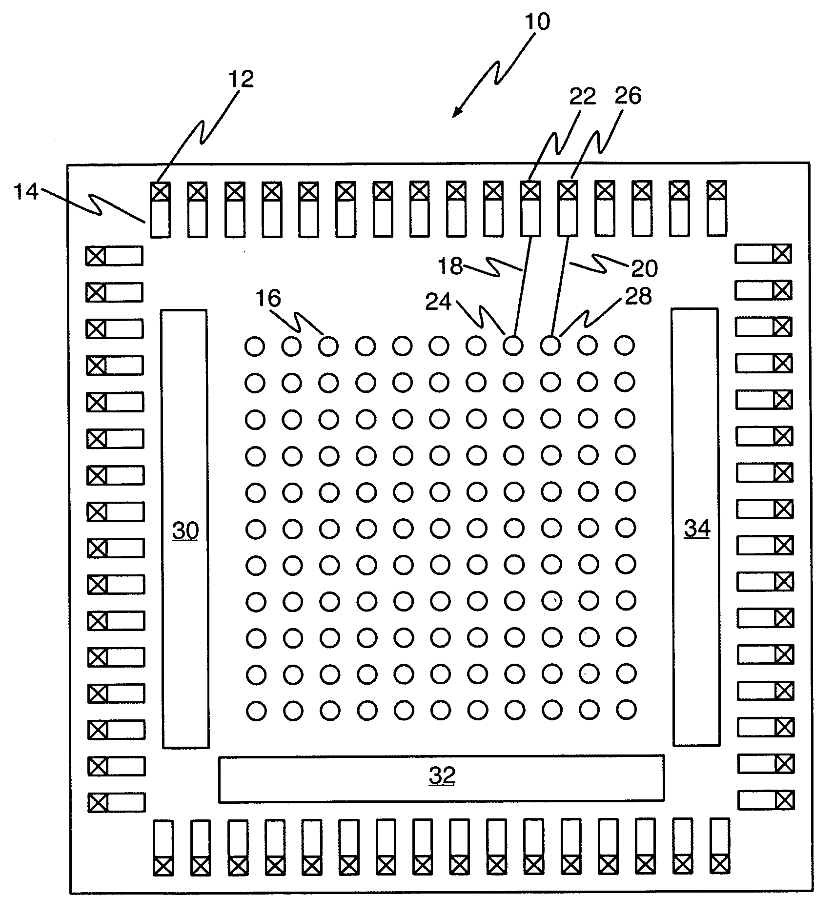 Face-to-face bonded I/O circuit die and functional logic circuit die system