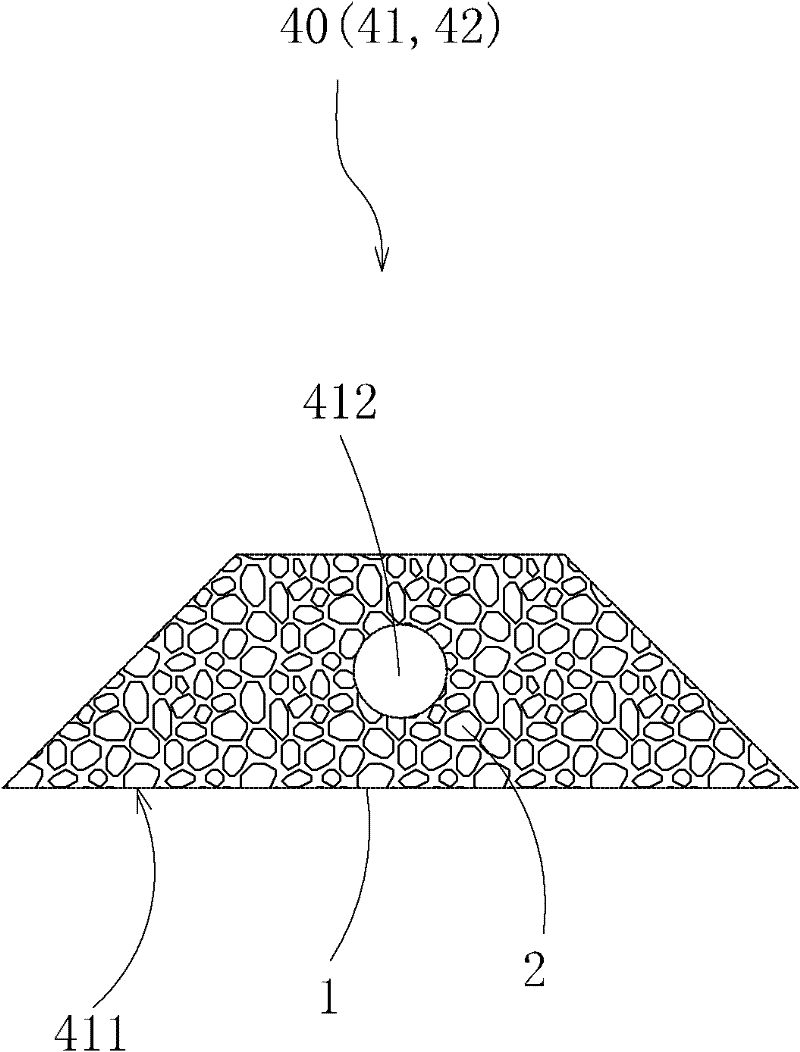 Underground water guiding and draining system under impermeable membrane of industrial waste residue storage yard