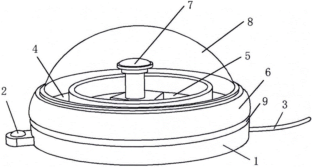 Multi-angle grassland vegetation leaf area index observation method and instrument