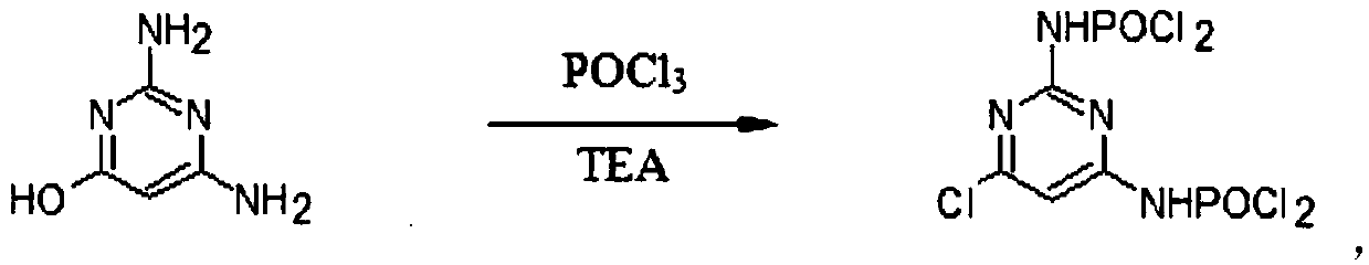 Method for synthesizing 2,4-diamino-6-chloropyrimidine