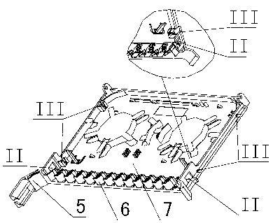 12 core melting and assembling integrated tray