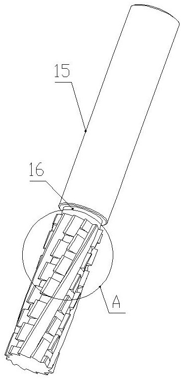 An ultrasonic vibration processing device and method for aluminum-based silicon carbide composite materials