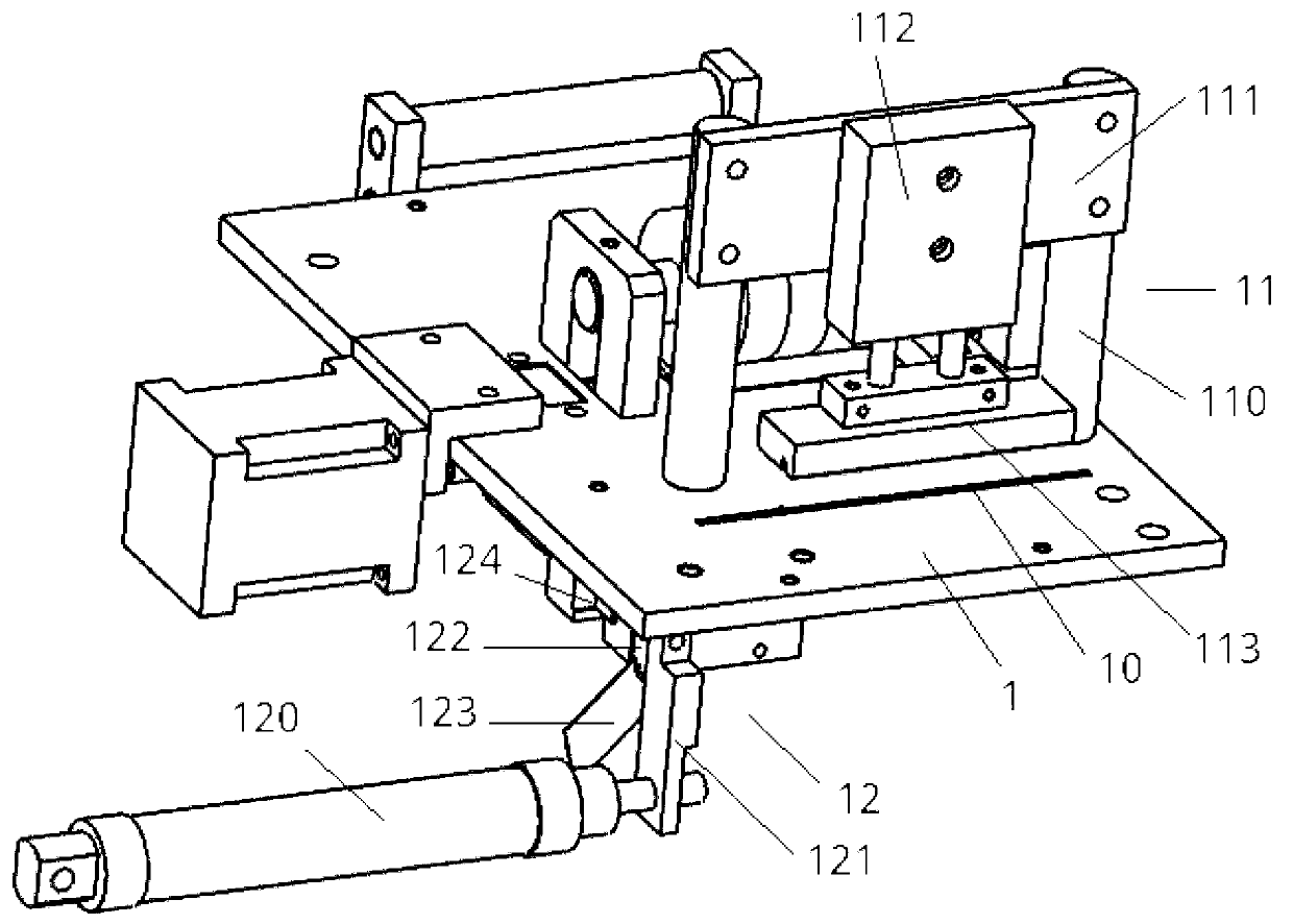 Improved structure of storage battery plate group automatic film coating machine