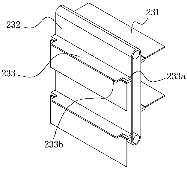 Fiber continuous unloading device