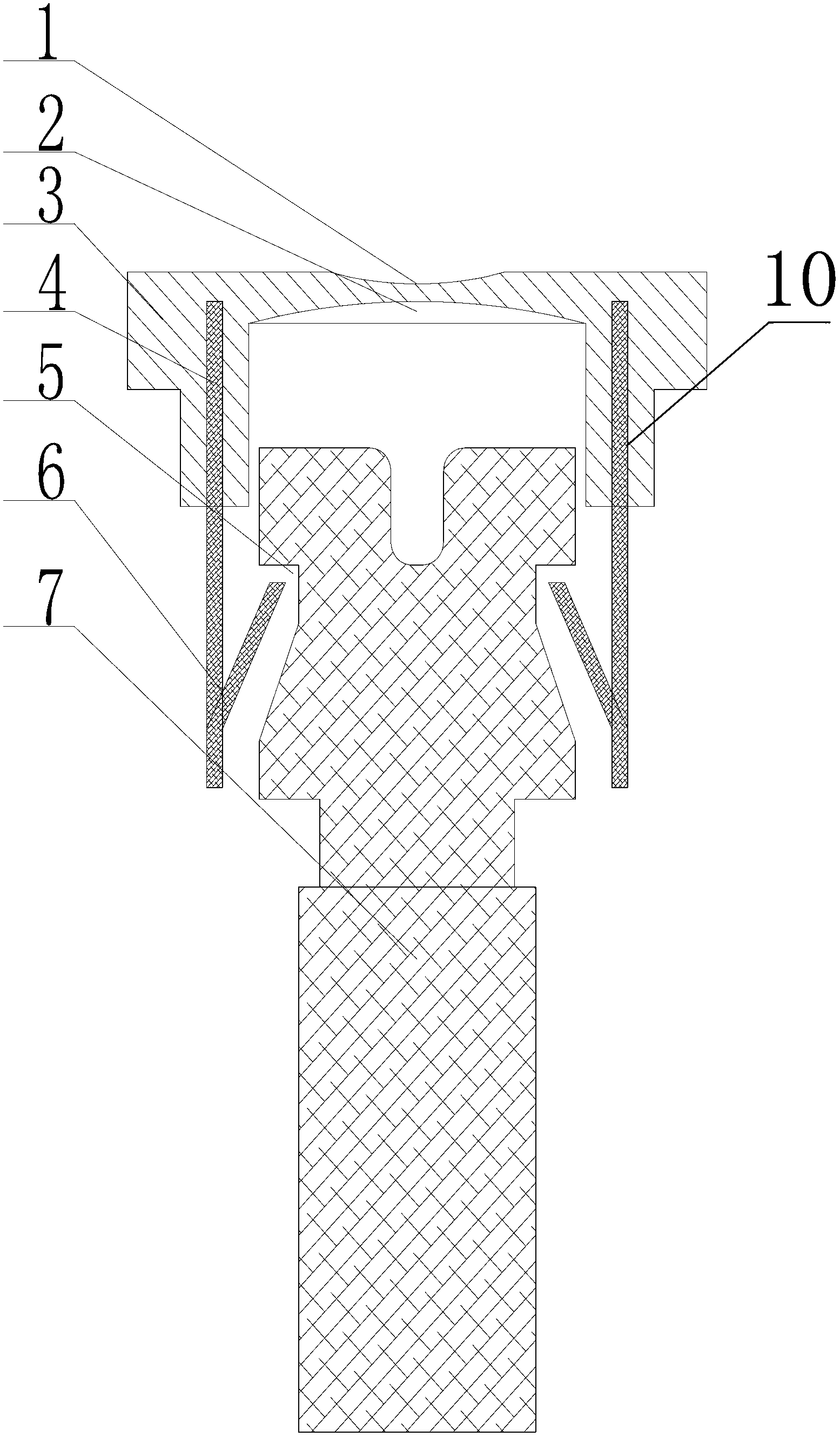 Buckle type seal of electric energy meter