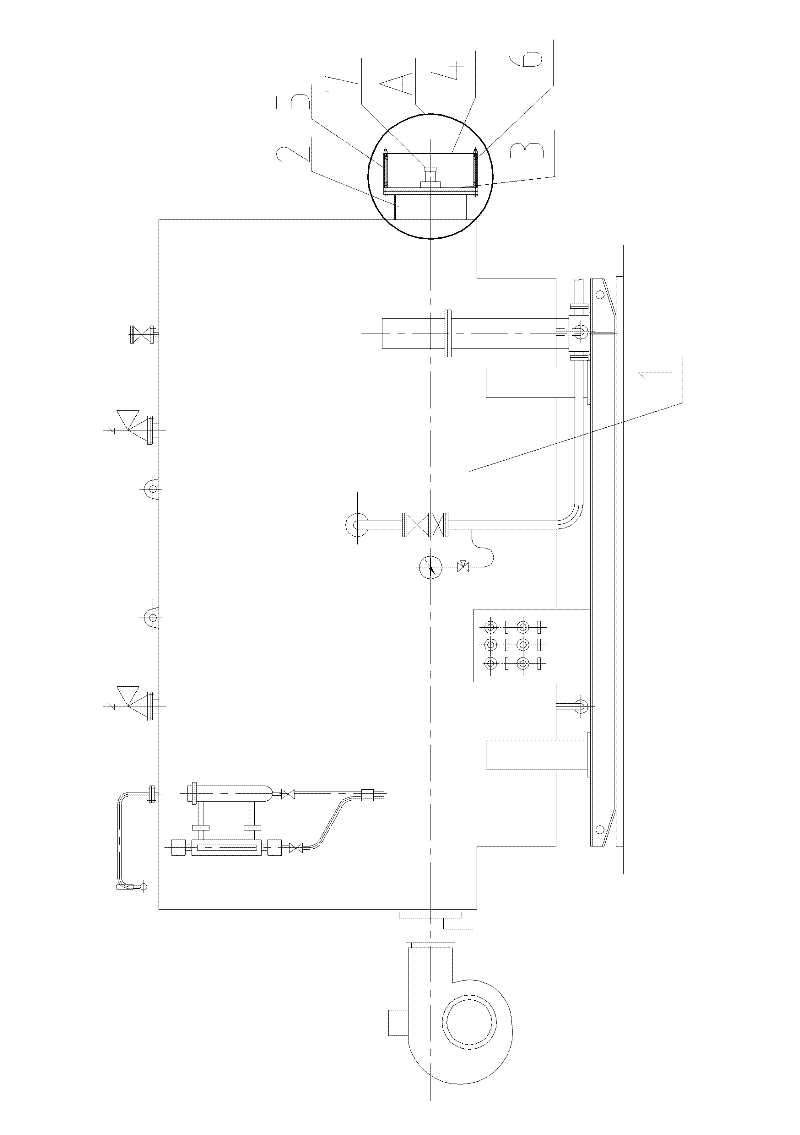 Explosion-proof door structure of oil-fired boiler