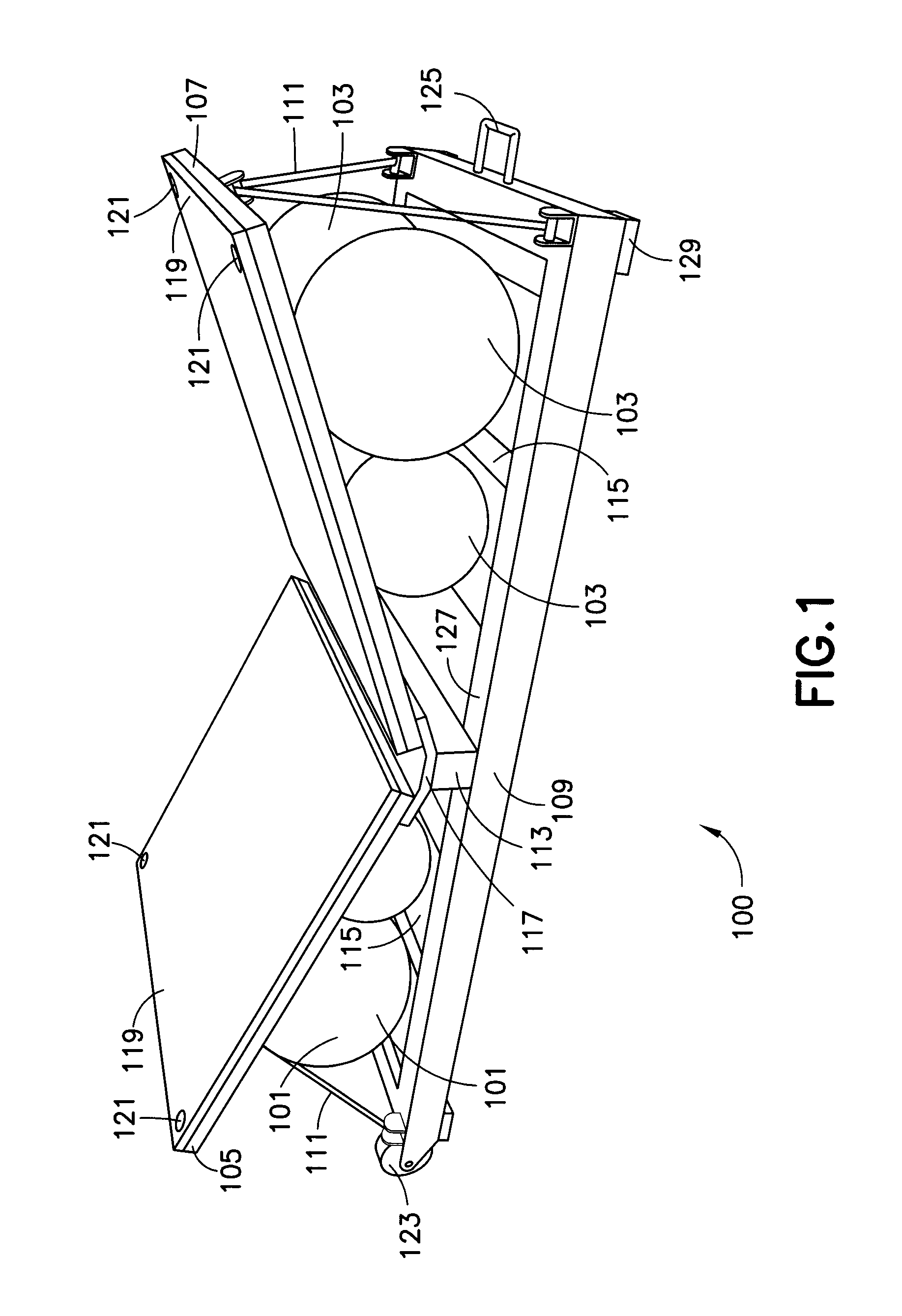 Incline rebounder