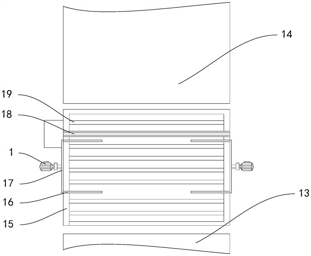 Express goods conveying system with virus killing function