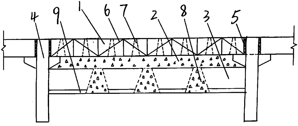 Urban road permeable pavement structure