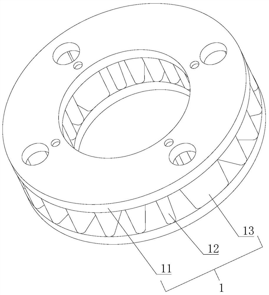 Heat dissipation structure, power take-off mechanism and crane