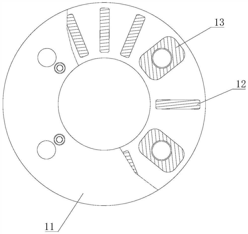 Heat dissipation structure, power take-off mechanism and crane