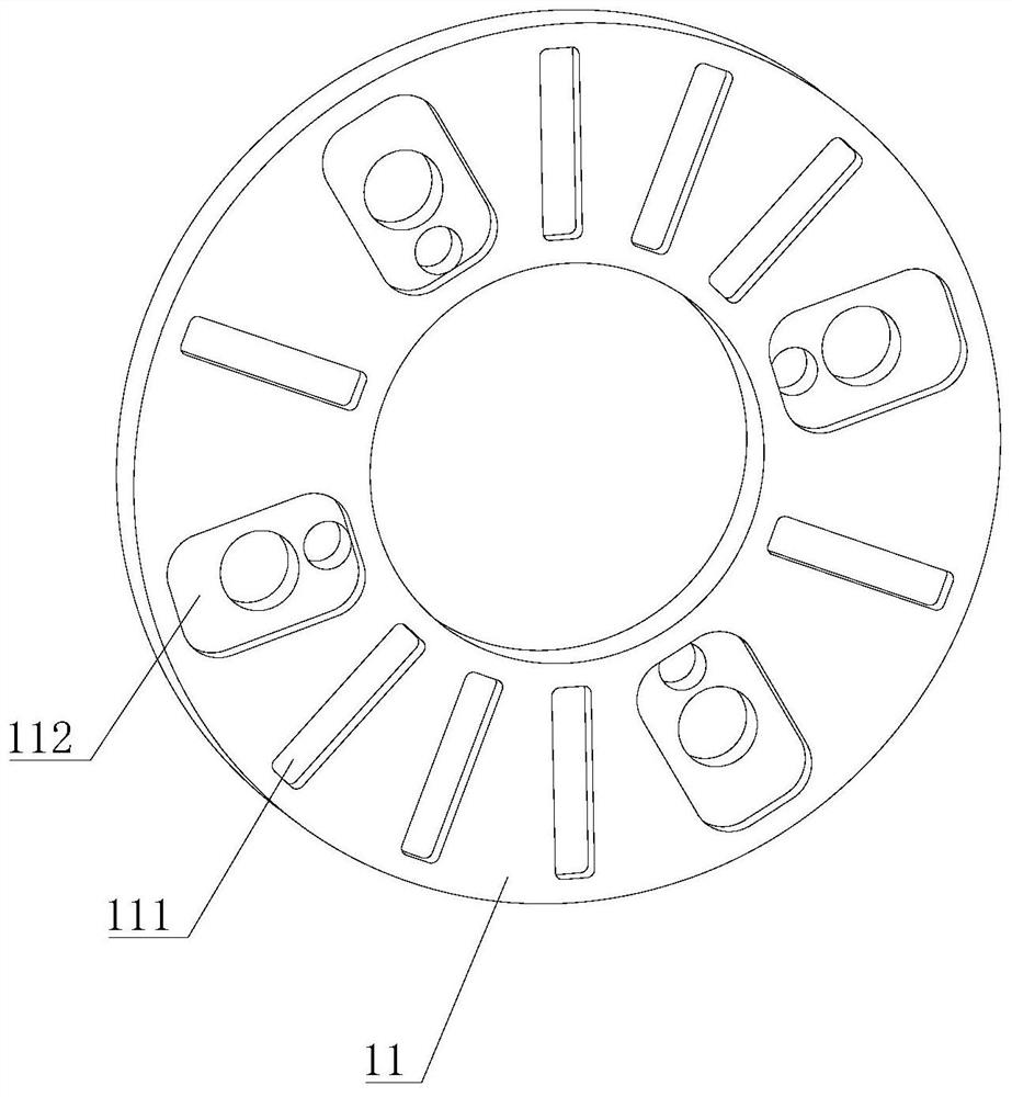 Heat dissipation structure, power take-off mechanism and crane