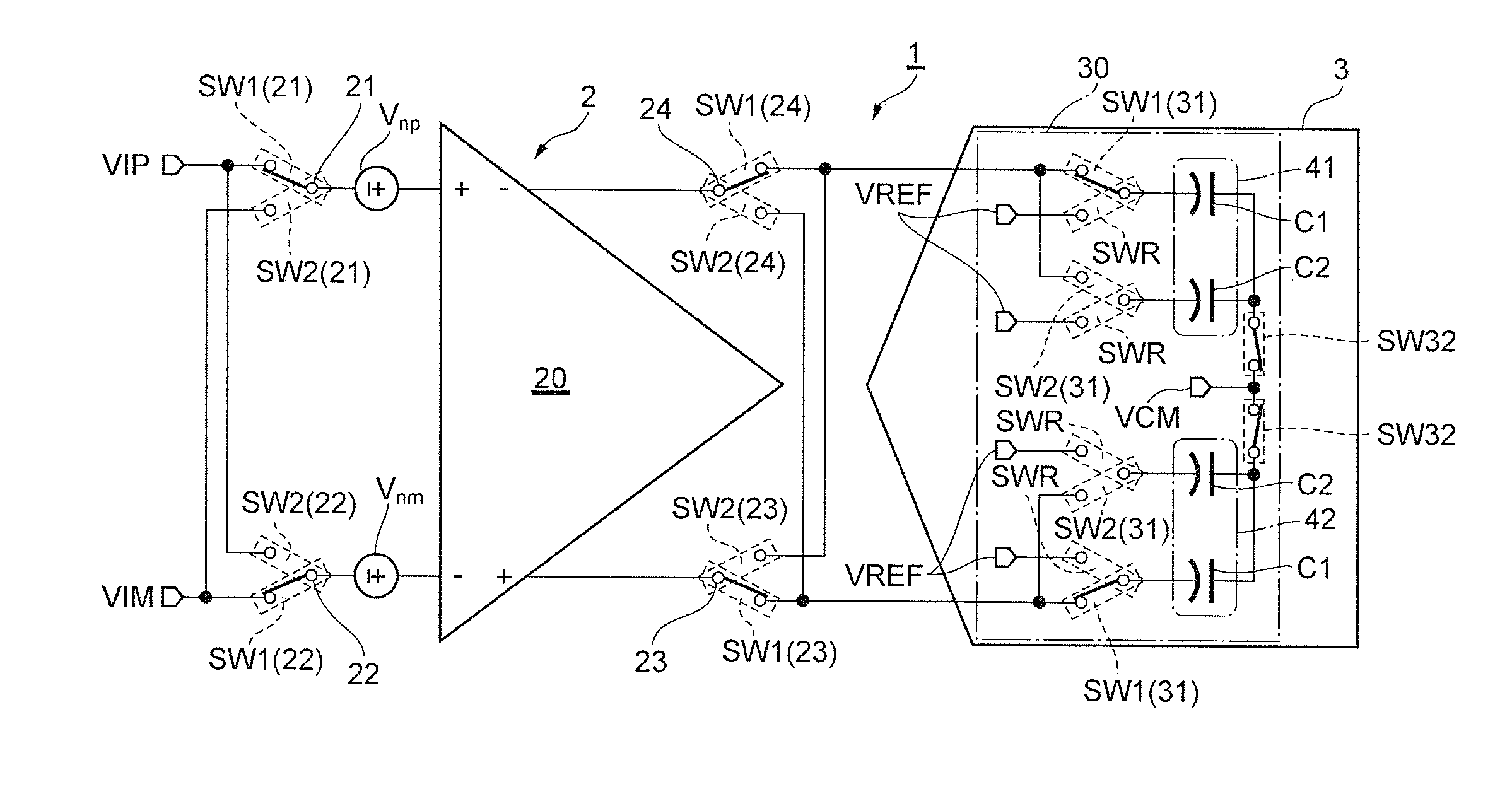 Analog-digital conversion system and method for controlling the same